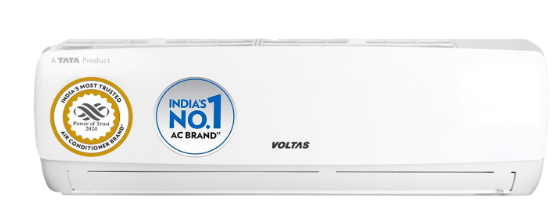 Voltas 1.5 Ton 3 Star, Fixed Speed Split AC (Copper, LED Display, Anti-dust Filter, 183 Vectra Elegant, White)